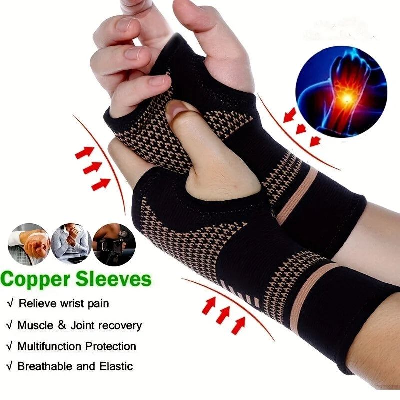Pair of Arthritis Wrist Brace Sleeves-