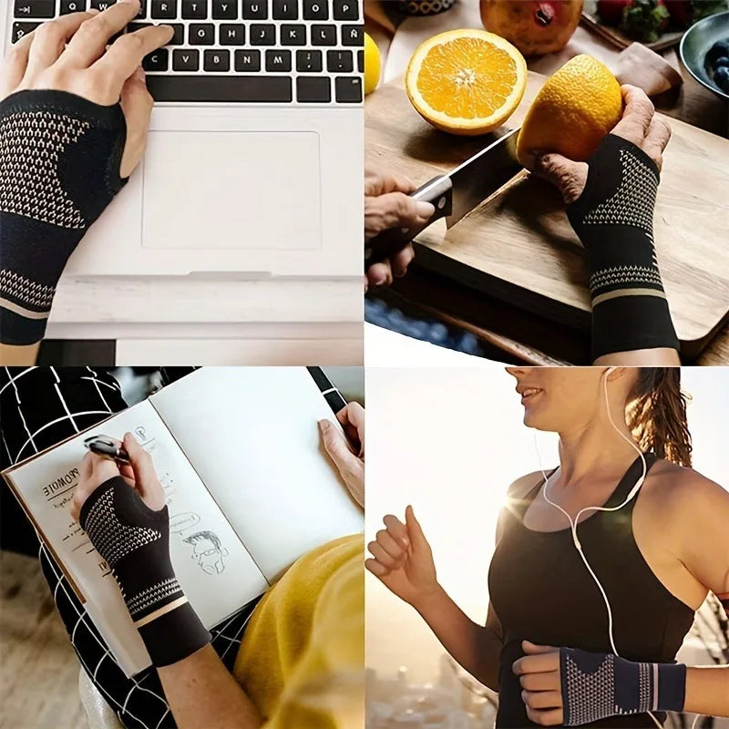 Pair of Arthritis Wrist Brace Sleeves-