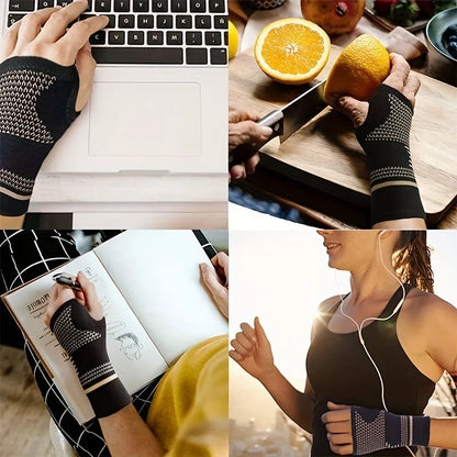 Pair of Arthritis Wrist Brace Sleeves-