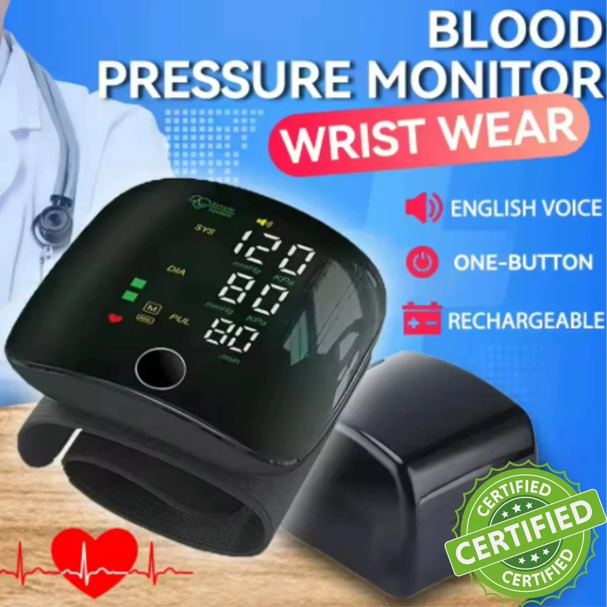 Portable Blood Pressure Monitor