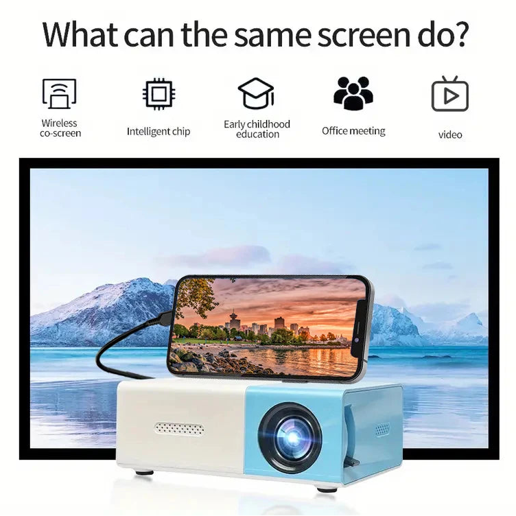 Portable HD Movie Projector
