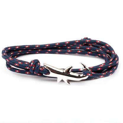 Rope Shark Anchor Bracelet-