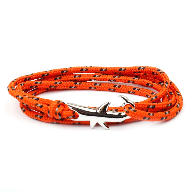 Rope Shark Anchor Bracelet-