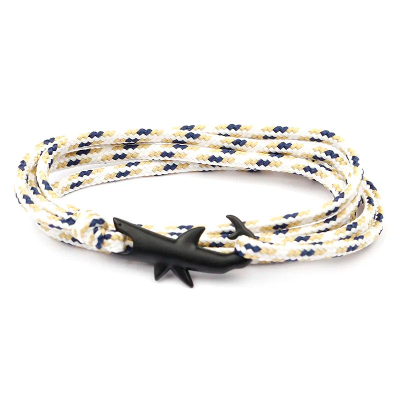 Rope Shark Anchor Bracelet-