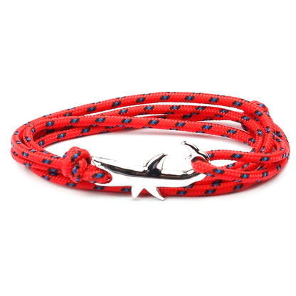 Rope Shark Anchor Bracelet-