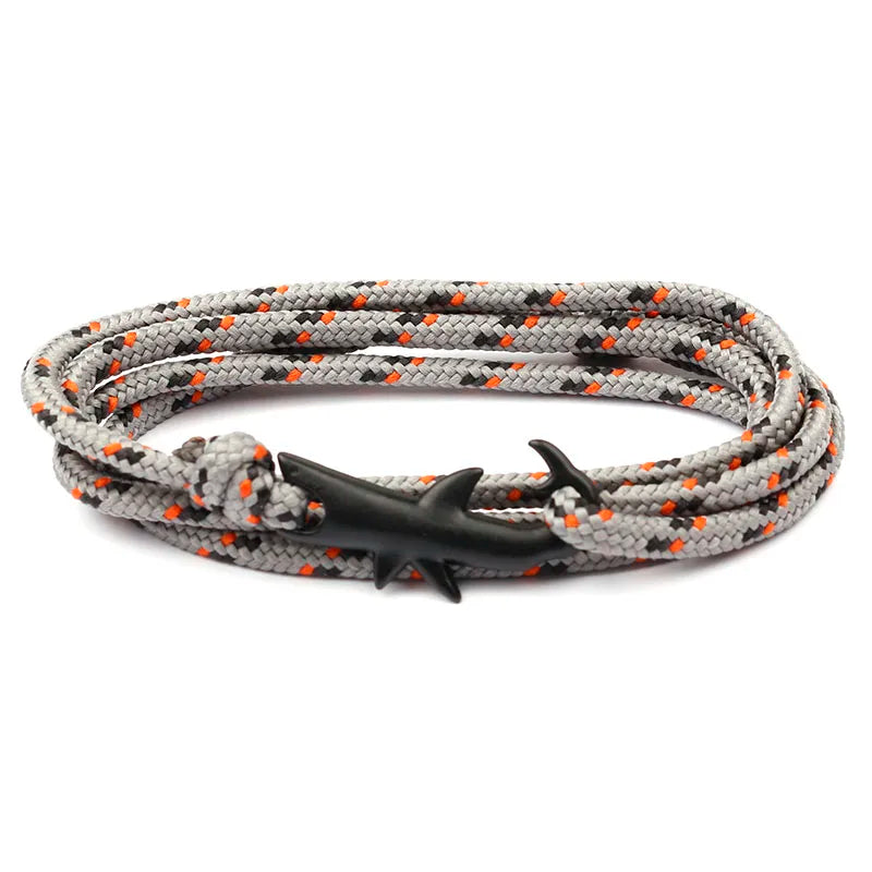 Rope Shark Anchor Bracelet-