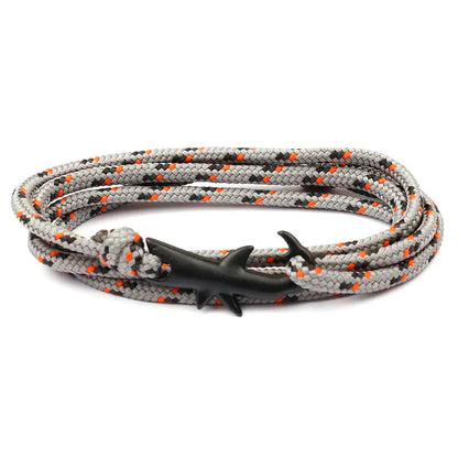 Rope Shark Anchor Bracelet-