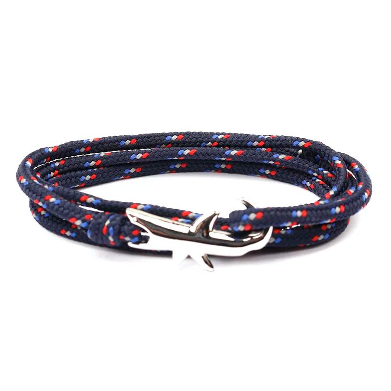 Rope Shark Anchor Bracelet-