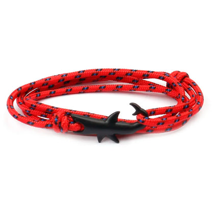 Rope Shark Anchor Bracelet-