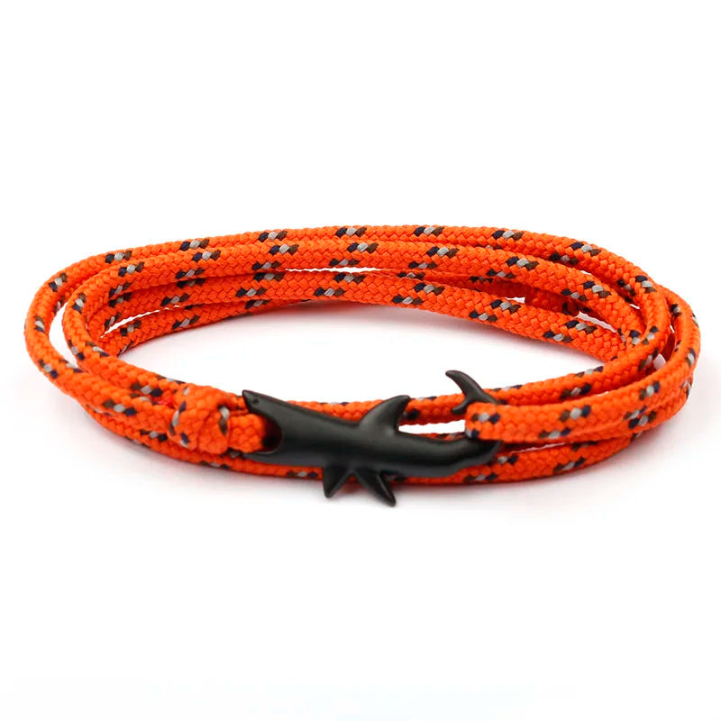 Rope Shark Anchor Bracelet-