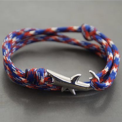 Rope Shark Anchor Bracelet