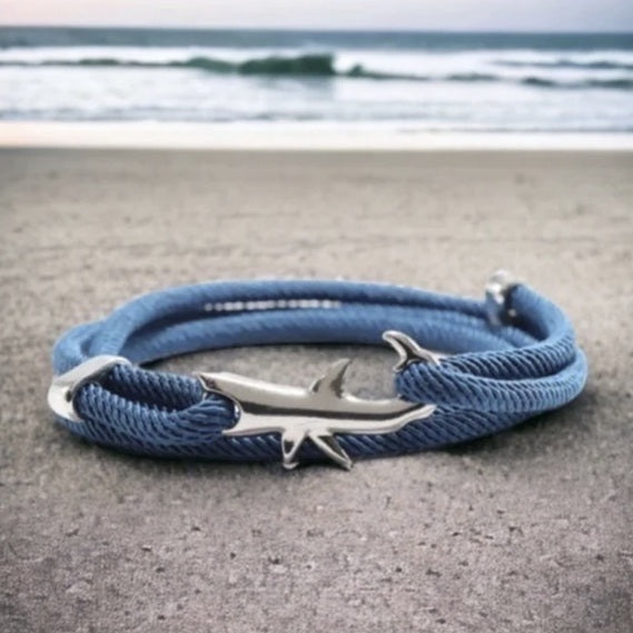 Rope Shark Anchor Bracelet