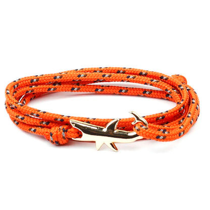 Rope Shark Anchor Bracelet-