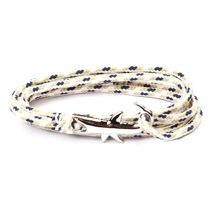 Rope Shark Anchor Bracelet-