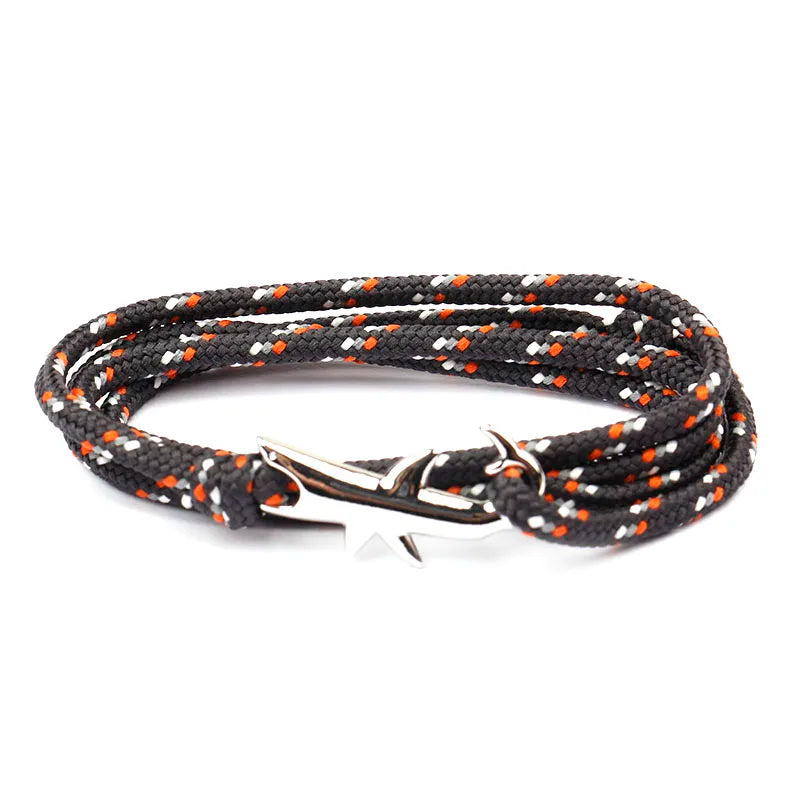 Rope Shark Anchor Bracelet-