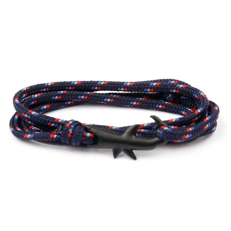 Rope Shark Anchor Bracelet-