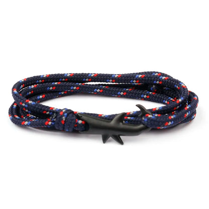 Rope Shark Anchor Bracelet-
