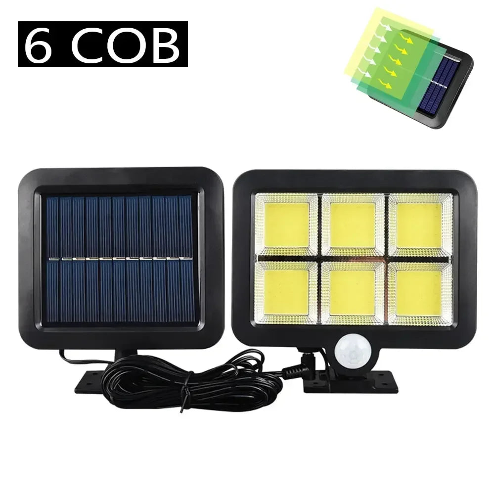 Solar Wall 6 COB Security Light