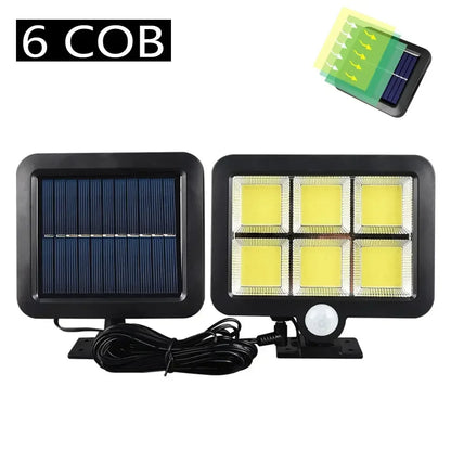 Solar Wall 6 COB Security Light