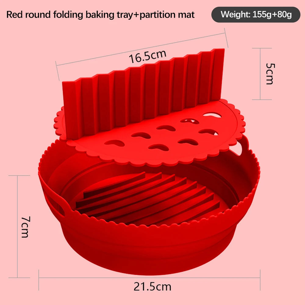 Air Fryer Reusable Silicone Pot Basket