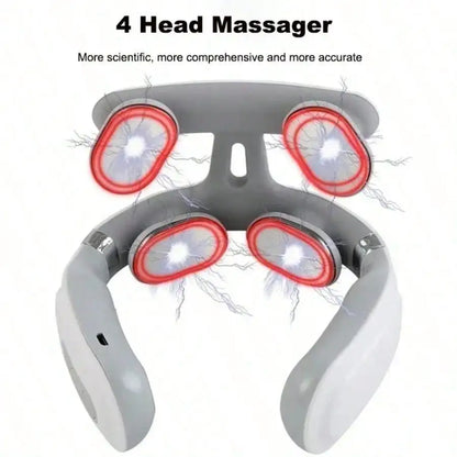 4-Head Cervical Neck Massager