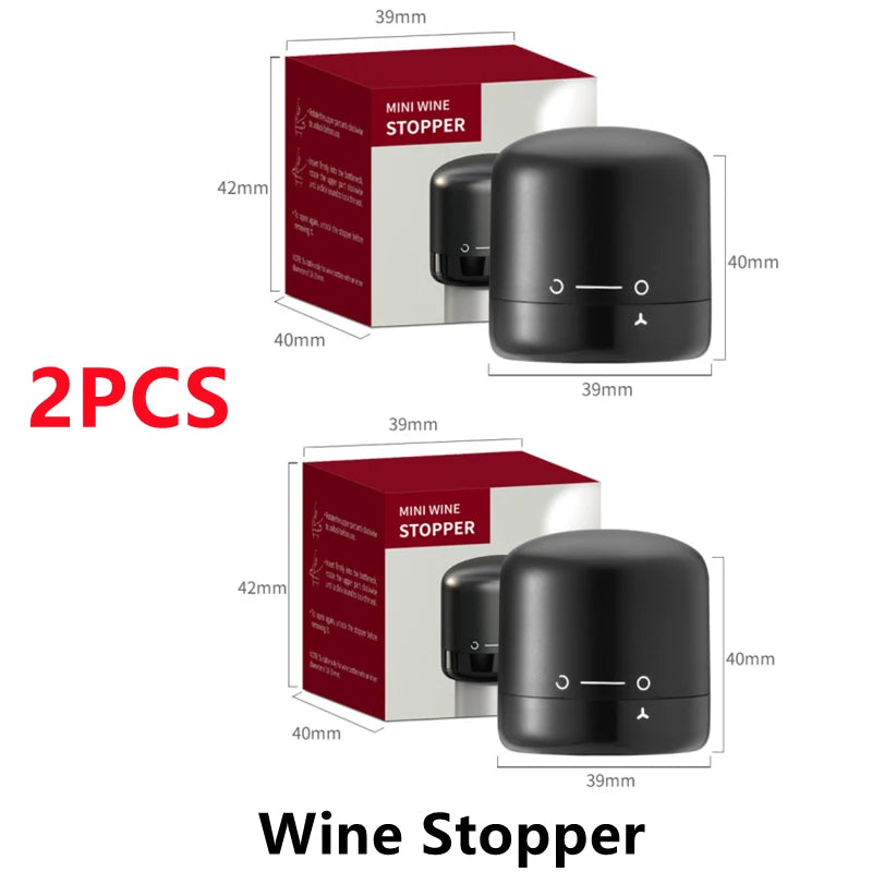 2pcs Wine Bottle Vacuum Stoppers