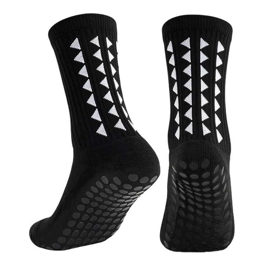 6 Pairs Unisex Football Grip Socks