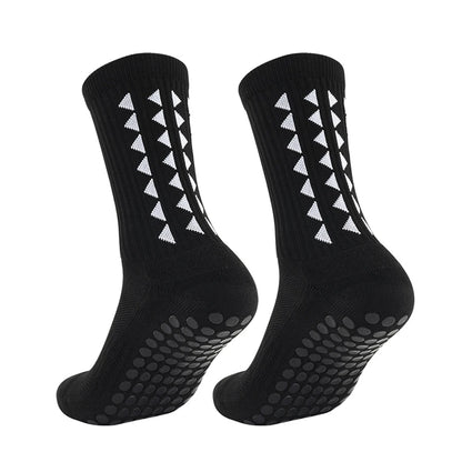 6 Pairs Unisex Football Grip Socks