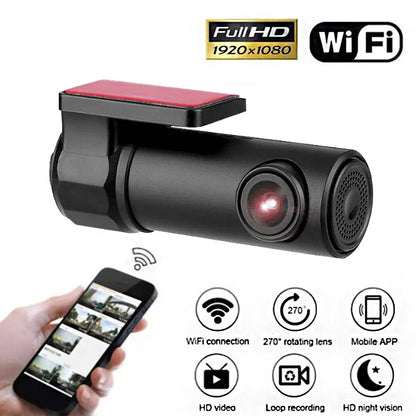 Discreet Car DVR WiFi Camera