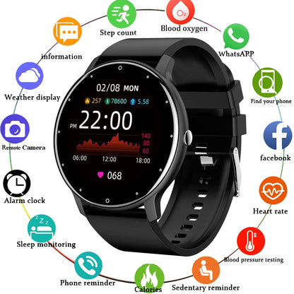 Sport Fitness Full Touch Screen Watch