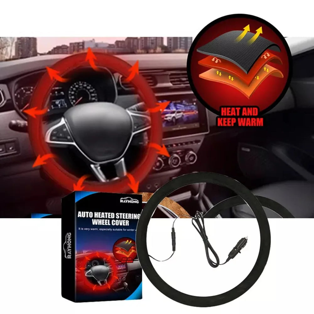 Heated Steering Wheel Cover