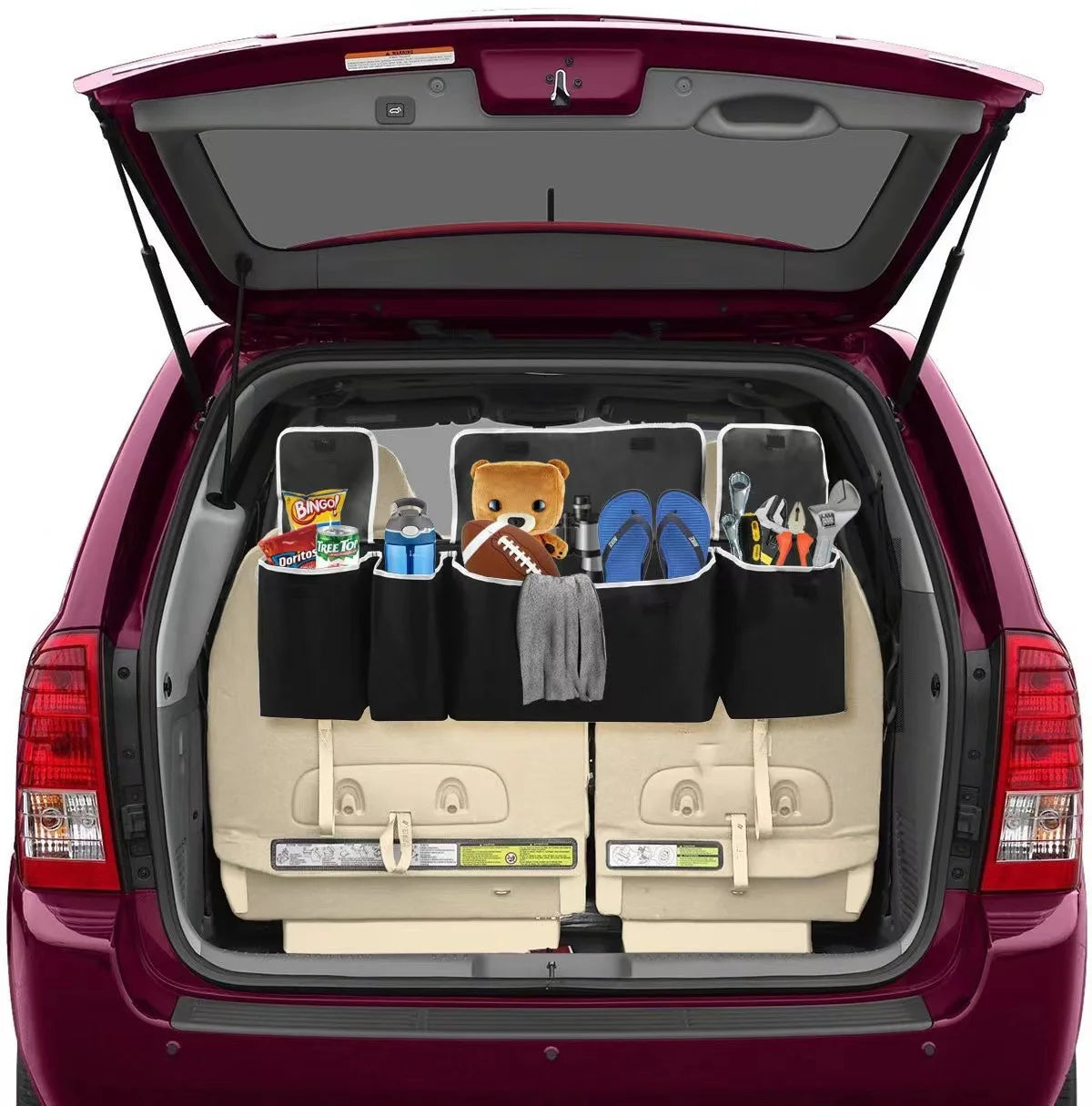 SUV Car Boot Organiser with 4 Pockets