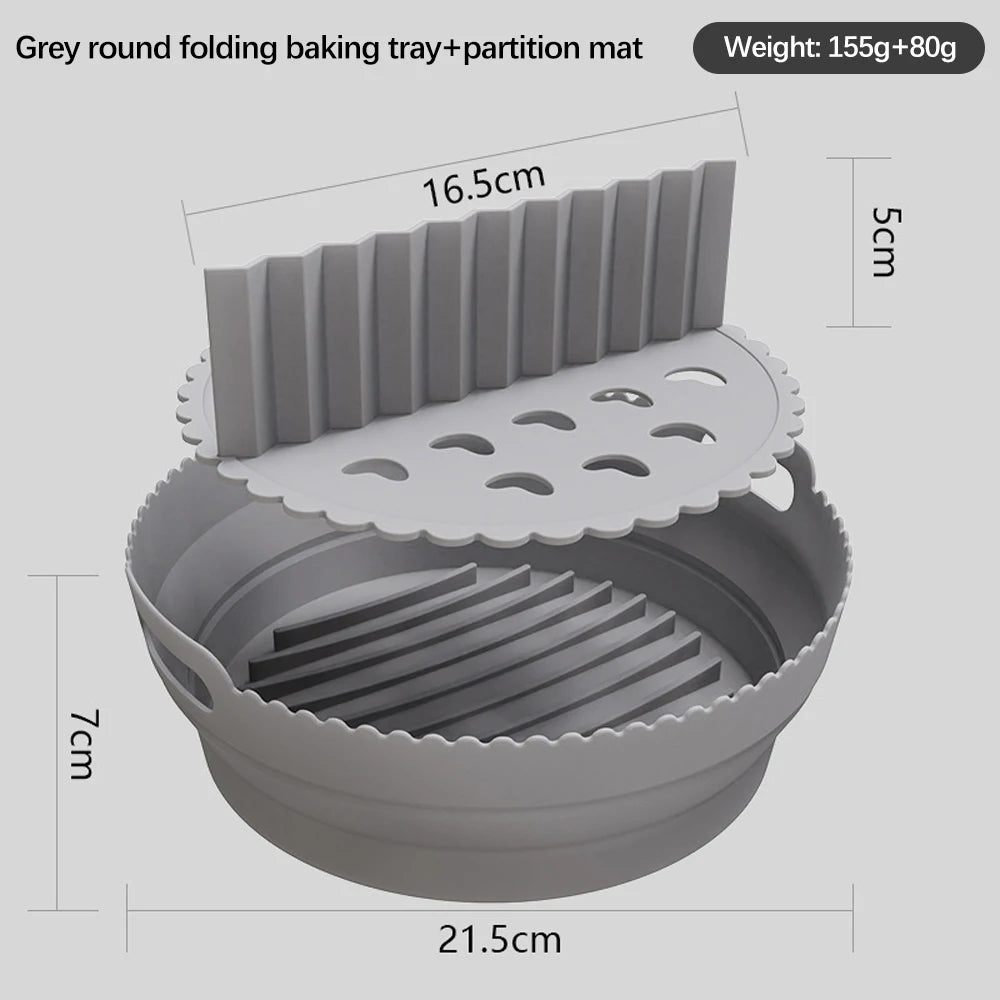 Air Fryer Reusable Silicone Pot Basket