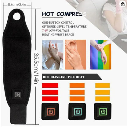 Heated Sports Wrist Support