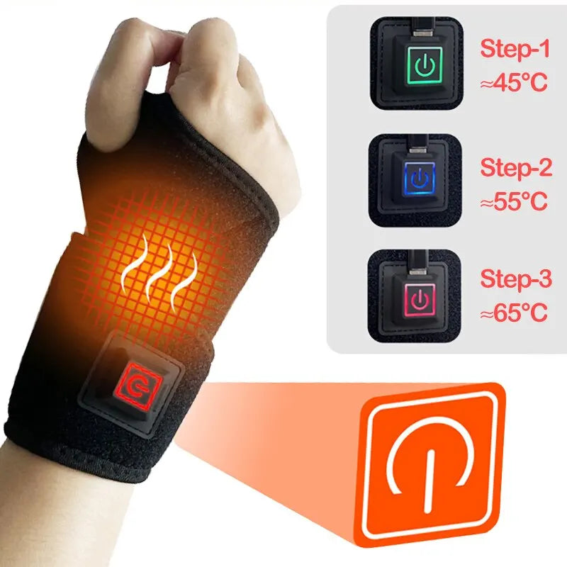 Heated Sports Wrist Support