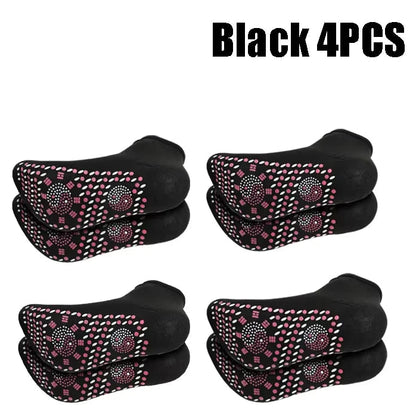 Self Heating Magnetic Socks