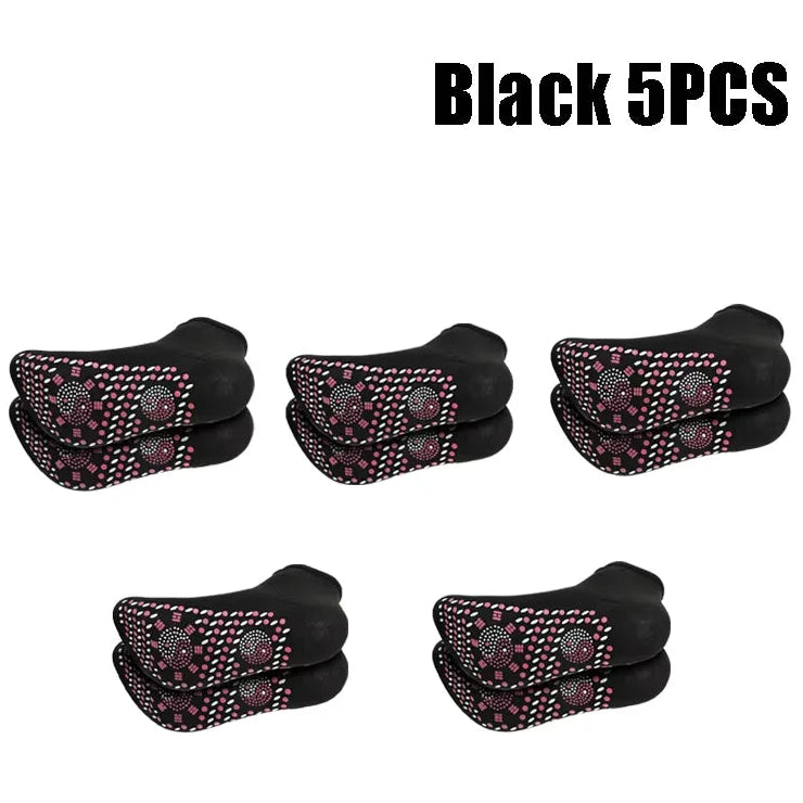Self Heating Magnetic Socks