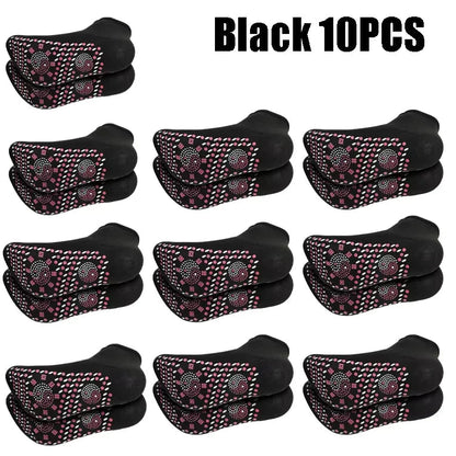 Self Heating Magnetic Socks