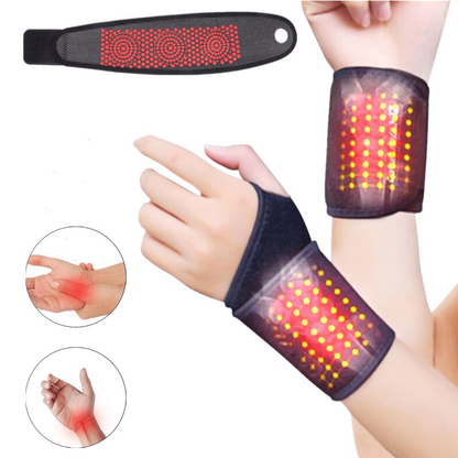 Pair of Self Heating Magnetic Wrist Bands