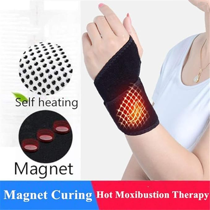 Pair of Self Heating Magnetic Wrist Bands
