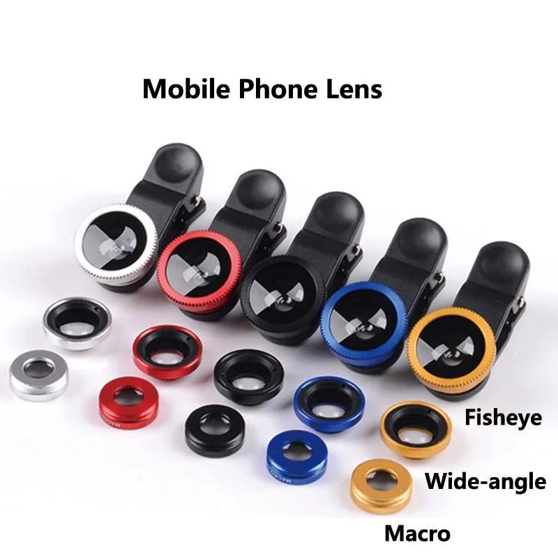 Set of Wide Angle Smart Phone Lenses