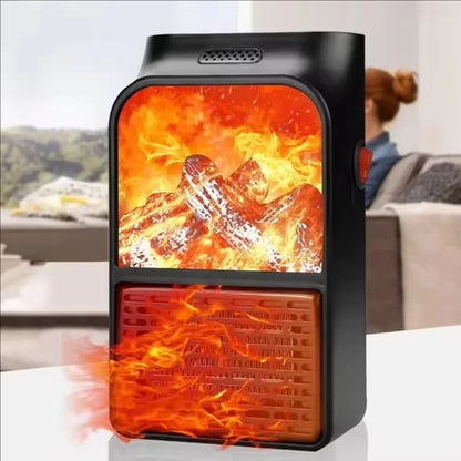 Mini Flame Effect Portable Heater