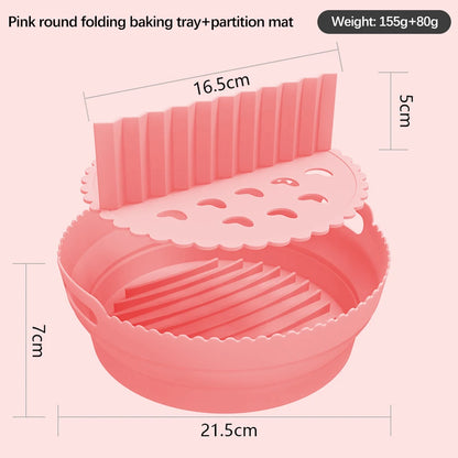 Air Fryer Reusable Silicone Pot Basket