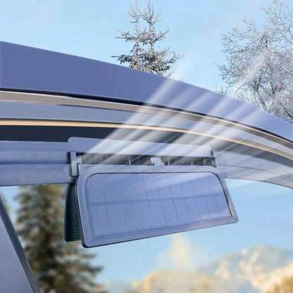 Solar Car Window Cooling Fan