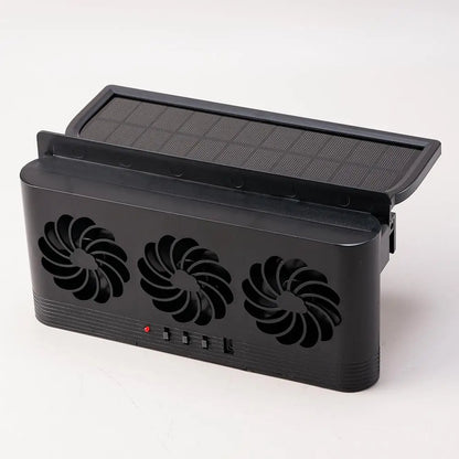 Solar Car Window Cooling Fan