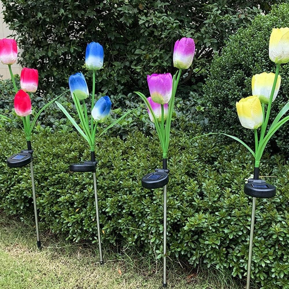 Solar Tulip Garden Lights