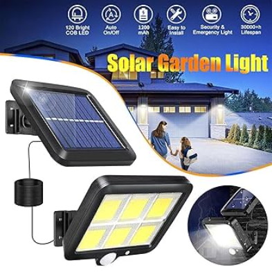 Solar Wall 6 COB Security Light