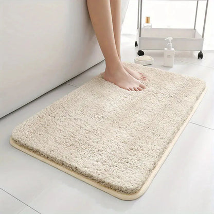 Thick Plush Bathroom Floor Mat-
