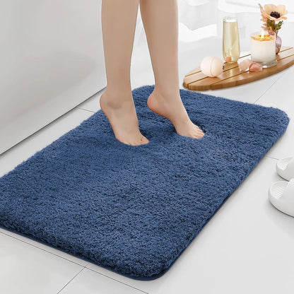Thick Plush Bathroom Floor Mat-