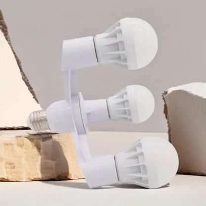 Three-Head Light Bulb Converter E27